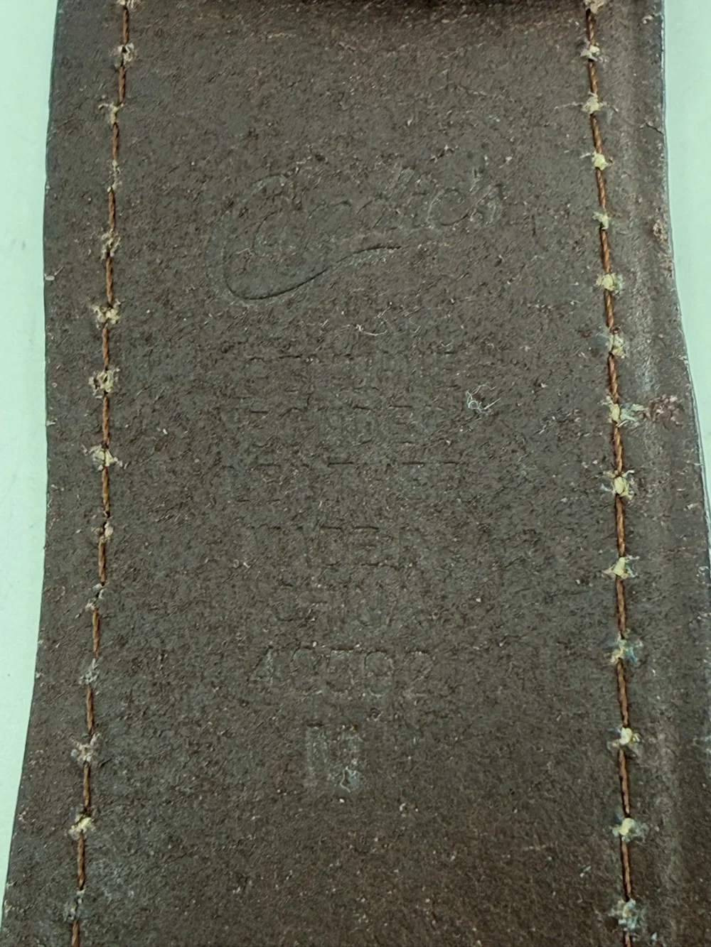 Candie’s Y2K Vintage Wide Brown Leather Belt M